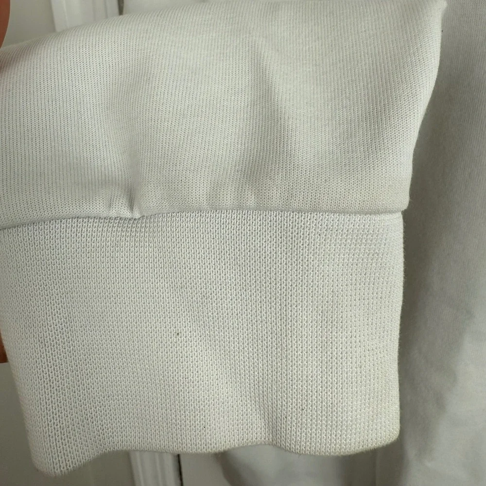 Polo Ralph Lauren White Crewneck Sweatshirt World Cup Alpine Racing Logo‎ Medium